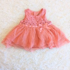 Cat & Jack 3-6mo. Coral Dress w/ Bloomers